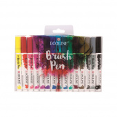 Набор акварельных маркеров Ecoline Brush Pen 15 шт. в пластиковой упаковке