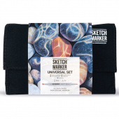 Набор маркеров Sketchmarker 24 UNIVERSAL (24 шт. + сумка органайзер)