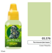 Краска акриловая Jim Scale 05.576, цвет Пастельная фисташка / Cream Pistachio, 18 мл