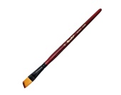 Кисть Roubloff серии 05RB STANDARD №8 синтетика, имитация колонка, наклонная, фигурная ручка