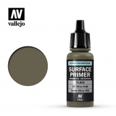 Vallejo Surface Primer USA Olive Drab акриловый полиуретановый грунт американский оливковый, 17 мл