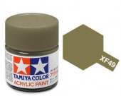 XF-49 Краска Tamiya Khaki flat (Хаки матовый) 10 мл
