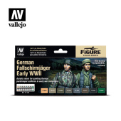 70185 Vallejo Набор красок Model Color Set – German Fallschirmjäger Early WWII