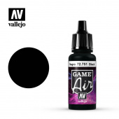 72751 Краска Vallejo GAME AIR  Black (Черный)
