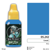 Краска акриловая Jim Scale 05.242, цвет синий (Blue), 18 мл