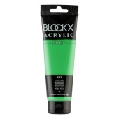 Зеленый флуо, краска акриловая Blockx Artist, 250 мл