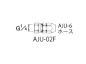 Iwata AJU-02F Соединение для уретановых шлангов G1/4 с внутренней резьбой