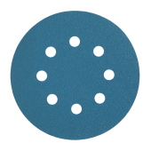 HANKO Диск шлифовальный Blue Film BF353, 125 мм, 8 отв.