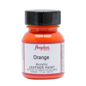 Краска для кожи и ткани Angelus Leather Acrylic Paint 024 Orange, 29,5 мл