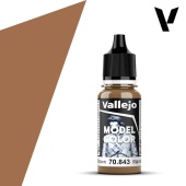 014. 70843 Краска Vallejo Model Color Cork Brown (Коричневая пробка), 18 мл