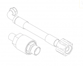 Graco 258649 Комплект дооснащения насосов Mark X (обратный клапан, шланг PRO C QD)