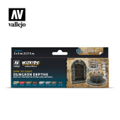 80251 Набор красок Vallejo Dungeon Depths (8 цв.)