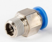 Pegas Фитинг металлический 12 мм, наружная резьба 1/4"