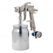Краскопульт AsturoMEC 10010 HVLP, нижний бачок 1,0 л