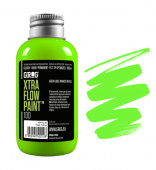 Чернила Grog Xtra Flow Paint 100 мл/ неон-зеленые/ Neon Green