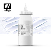 Краска Vallejo Acrylic Studio #41 Titanium White Anatase (Белила титановые Anatase), 1 л