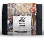 Набор маркеров Sketchmarker Brush Europa (36 маркеров + сумка-органайзер)