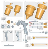Переднее уплотнение воздушного клапана для Sagola Mini Xtreme