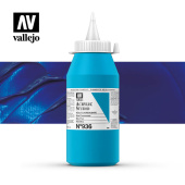 Краска Vallejo Acrylic Studio #936 Fluorescent Blue (Синий флуоресцентный), 1 л