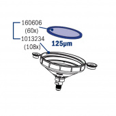 SATA 160606 Набор сменных плоских фильтров 125µ для RPS 0,3 л, (60 шт.)