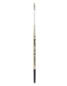 Кисть-шлейф Roubloff серии 1TT4 №4, синтетика, имитация мангуста, короткая ручка