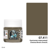 Краска спиртовая Jim Scale, цвет Каштаново-коричневый Chestnut Brown (French), 10 мл