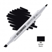 Маркер SKETCHMARKER SB Simple Black (Простой черный)