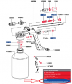 SATA 35204 Ремонтный комплект запчастей для HRS