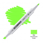 Маркер SKETCHMARKER FL4 Fluorescent Green (Флуорисцентный зеленый)