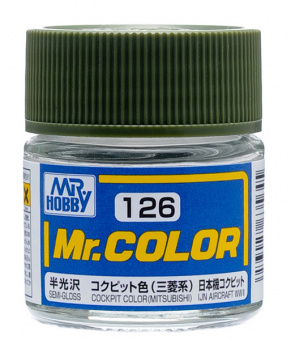 Mr. Hobby Краска 10 мл C126 COCKPIT COLOR (MITSUBISHI)