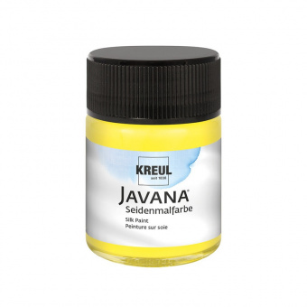 Растекающаяся краска по шелку C.Kreul Javana желтая флюоресцентная 50 мл