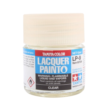 Tamiya LP-9 Clear (Лак прозрачный глянцевый) 10 мл
