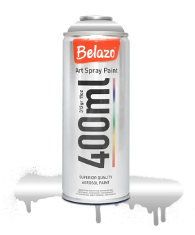 Краска аэрозольная Belazo Art Spray Silver, 400 мл