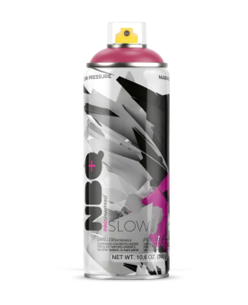 Краска аэрозольная NBQ SLOW / N080 красный CONGESTED, 400 мл