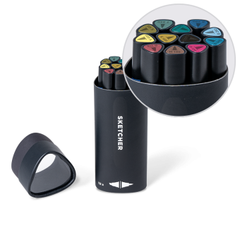 Набор маркеров Molotow Sketcher Main Kit 3 (12 шт.)