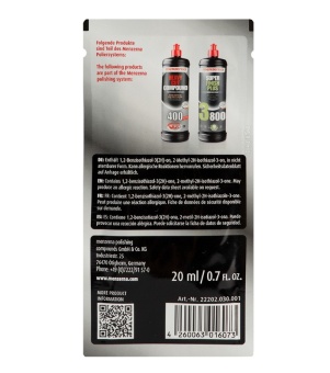 Menzerna Heavy Cut Compound 400 IMPROVED FORMULATION Полировальная паста, 20 мл