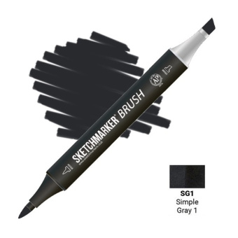 Маркер SKETCHMARKER Brush SG1 Simple Gray 1