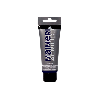 Краска акриловая Maimeri Acrilico Permanent Violet Reddish (Фиолетовый прочный красноватый), 200 мл