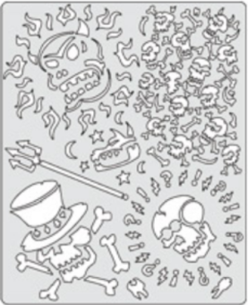 Трафарет Artool CURSE OF SKULL. VOO DOO (FH SK13 SP)