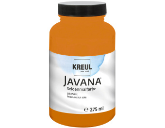 Растекающаяся краска по тканям C.Kreul Javana Seidenmalfarben оранжевая флюоресцентная 275 мл
