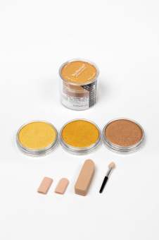 Набор PanPastel Metallics I – Lt. Gold/Rich Gold/Bronze Металлики – светлое золото/насыщенное золото/бронза (3 цвета)