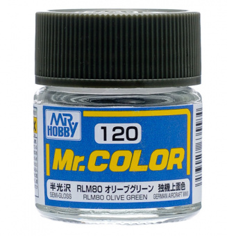 Mr. Hobby Краска 10 мл C120 RLM80 OLIVE GREEN