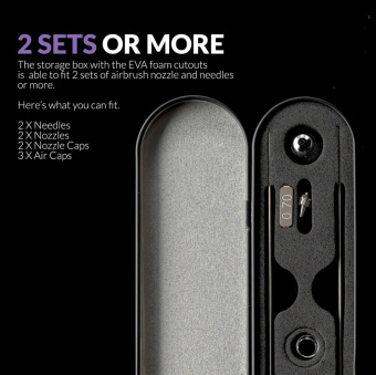 Gaahleri 40751 Airbrush Storage Box Короб для хранения аэрографа