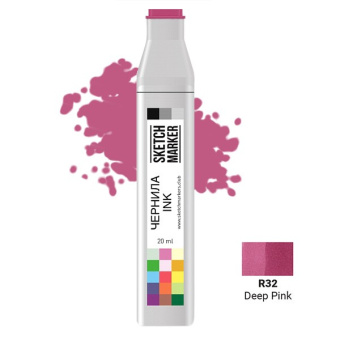 Чернила спиртовые SKETCHMARKER 22 мл цв. R32 Deep Pink