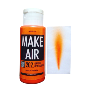 Краска MAKE AIR airbrush 60 ml – оранжевая 202
