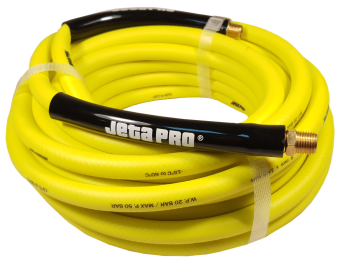 Jeta PRO 5887010 Шланг гибкий ПВХ d 9*14,5 мм, длина 100 м, цвет желтый