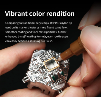 DSPIAE MKS-02 Маркер Суперметаллик титановое золото (Super Metallic Titanium Gold)