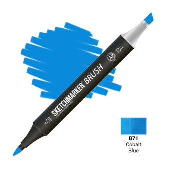 Маркер SKETCHMARKER Brush B71 Cobalt Blue