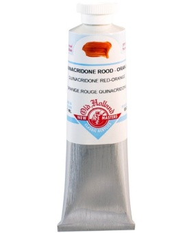 Краска акриловая Old Holland 634 Квинакридон красно-оранжевый, 60 мл