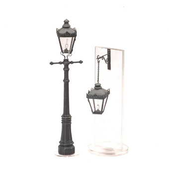 MiniWarPaint Столб фонарный "чугунный" 1-2 фонаря, размер M